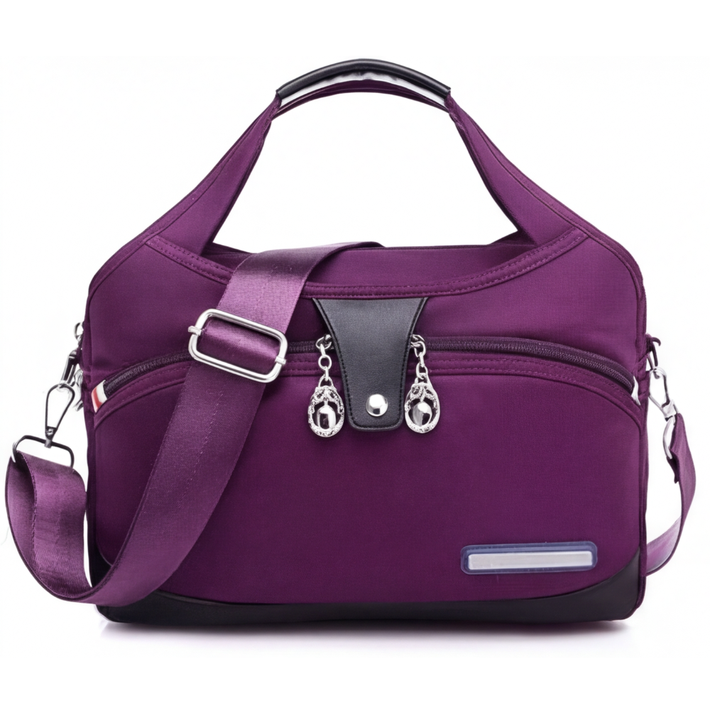 Schoudertas Nylon Oxford Multipocket Compact Waterafstotend Ontwerp