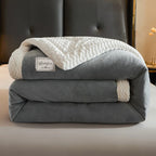 Winter Fleece Deken Met Zachte Structuur En Warme Comfortlaag