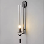 Wandlamp met Verticale Glasstructuur en Zachte Moderne Sfeerverlichting