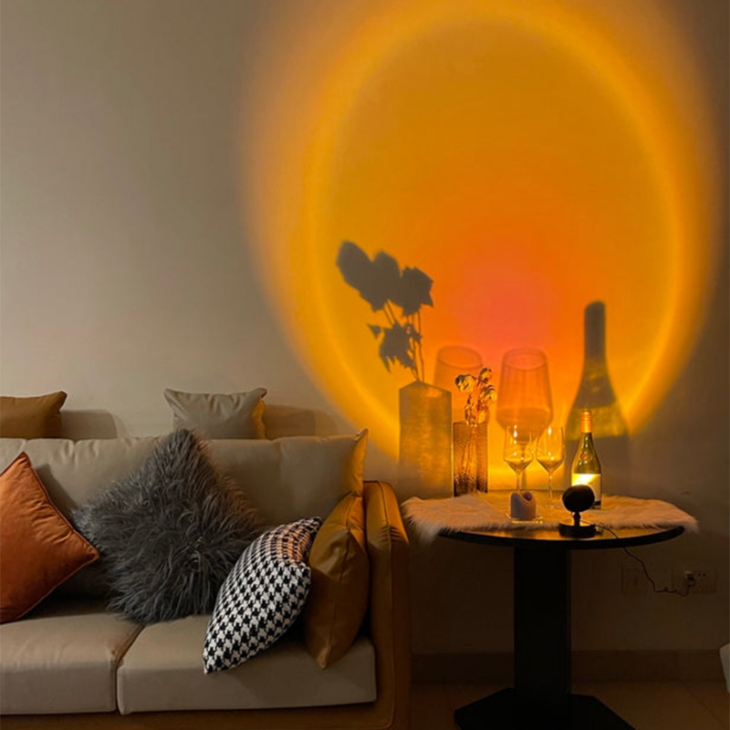 Retro Tafellamp met Warm Licht en Zachte Sfeer