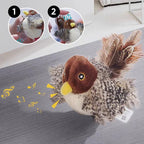 Interactief Vogelspeeltje voor Katten met Geluid en Veerbeweging