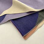 Omkeerbare Ponchosjaal Met Geometrisch Patroon Voor Herfst En Winter