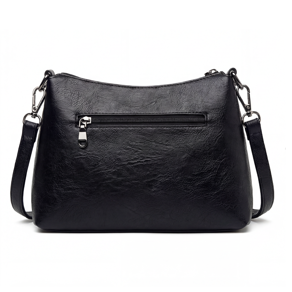Crossbody Tas Met Drie Opbergvakken En Verstelbare Schouderband
