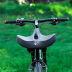 Extra Brede Fietszadel met Ergonomische Uitsparing en Schokdemping