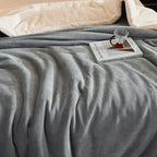 Winter Fleece Deken Met Zachte Structuur En Warme Comfortlaag