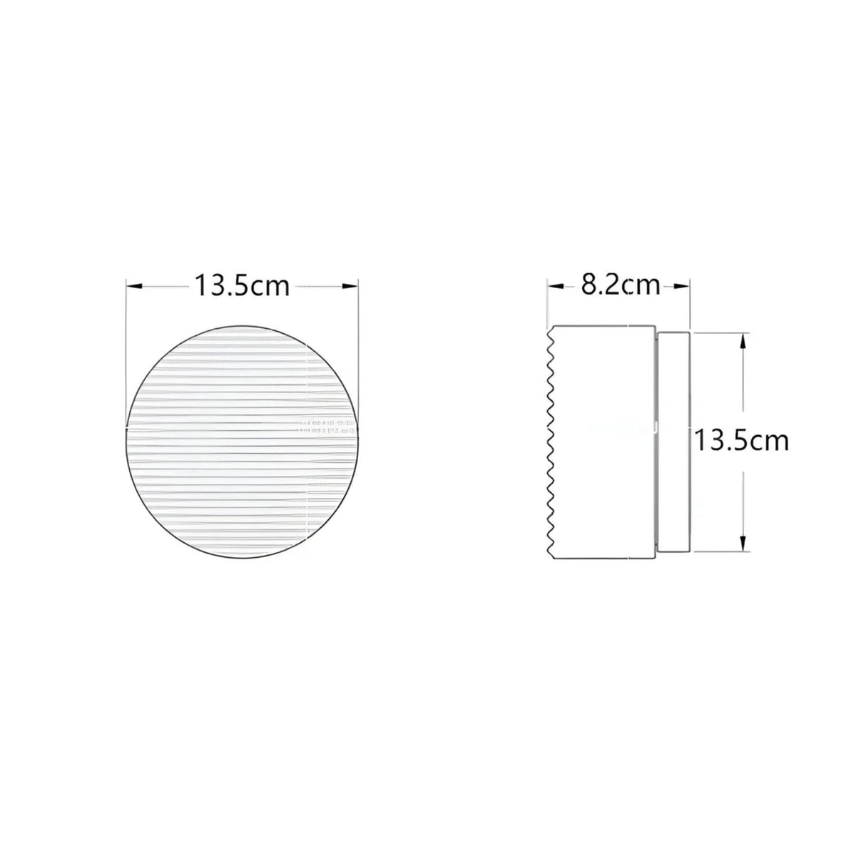 Compacte Wandlamp Met Geribbeld Lichtdesign En Sfeervolle LED-Verlichting