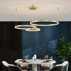 Ringhanglamp met LED‑Lichtverdeling en Verstelbare Ophanging