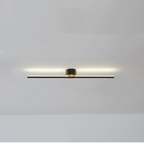 Lineaire Plafondlamp Met Metalen Behuizing En Silicagelkap