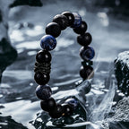 Kralenarmband met Ronde Kralen en Decoratieve Tussenkraal
