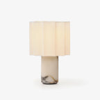 Marmeren LED Tafellamp met Touchbediening voor een Stijlvol Interieur