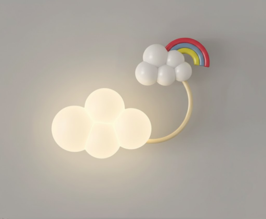 CartoonAirplane Kinder Wandlamp met Speels Ontwerp en LED Verlichting