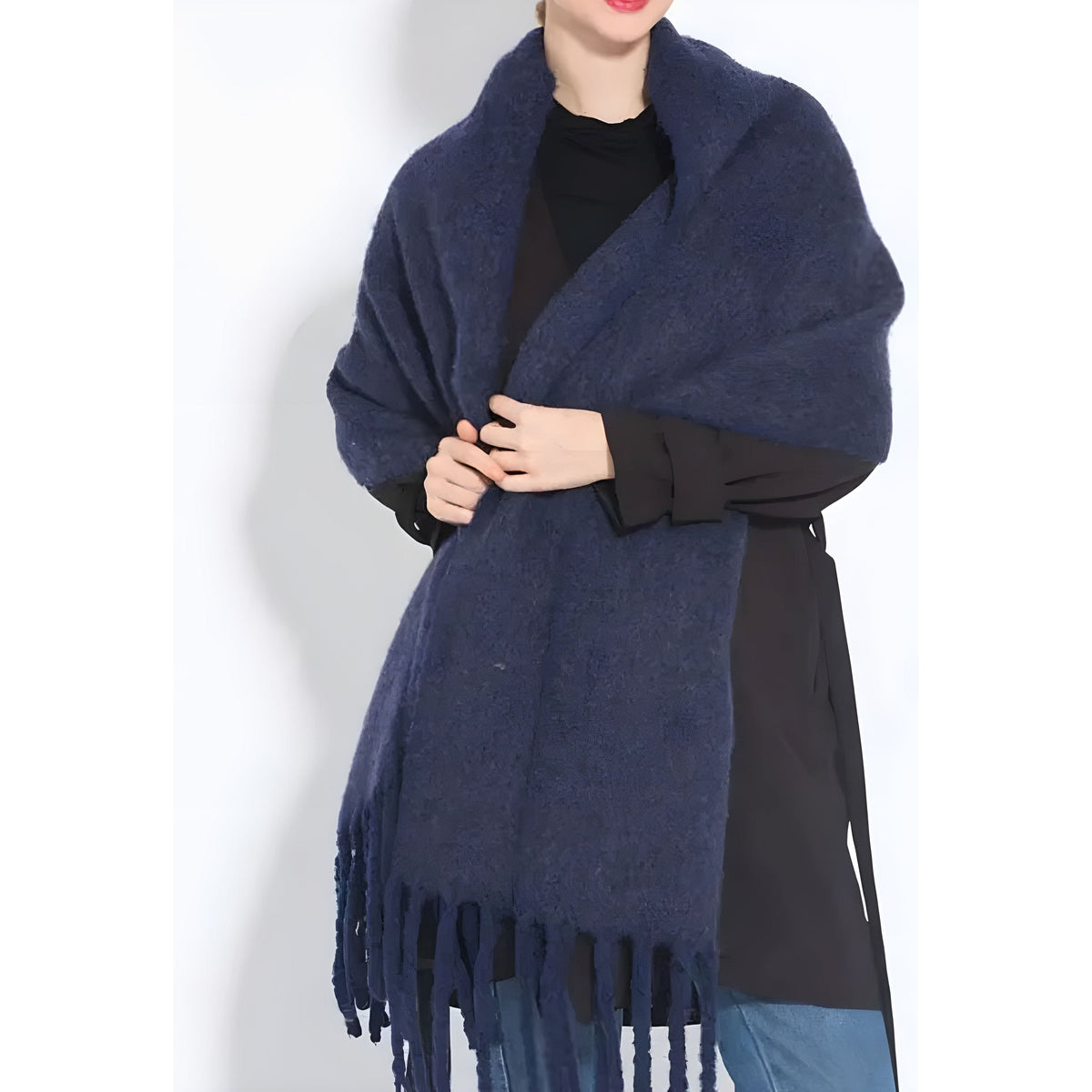 Luxe Wintersjaal Met Kasjmiermix