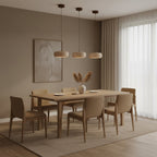 Travertin Hanglamp Met Slank Profiel En Dimbare Lichtkleuren Voor Moderne Ruimtes