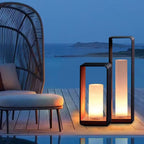 Buitenlamp Met Minimalistisch Frame En Zachte Led Voor Moderne Buitenruimtes