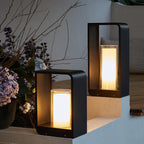 Buitenlamp Met Minimalistisch Frame En Zachte Led Voor Moderne Buitenruimtes