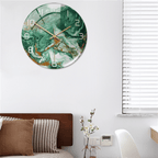 Wandklok Marmorlook Stil Elegant Tijdloos Interieuraccent
