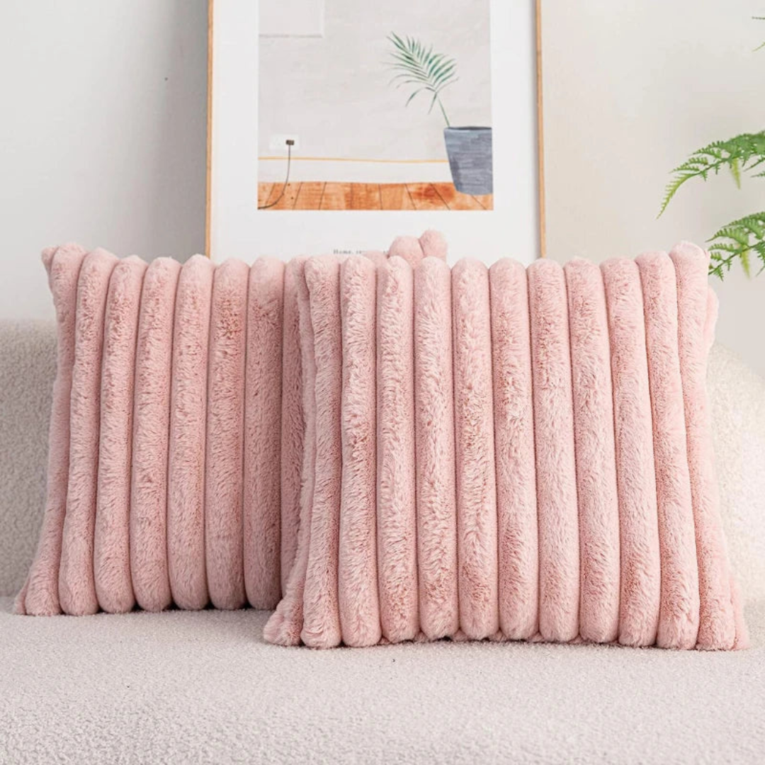 Pluche Kussensloop Met Zachte Structuur En Moderne Comfortafwerking