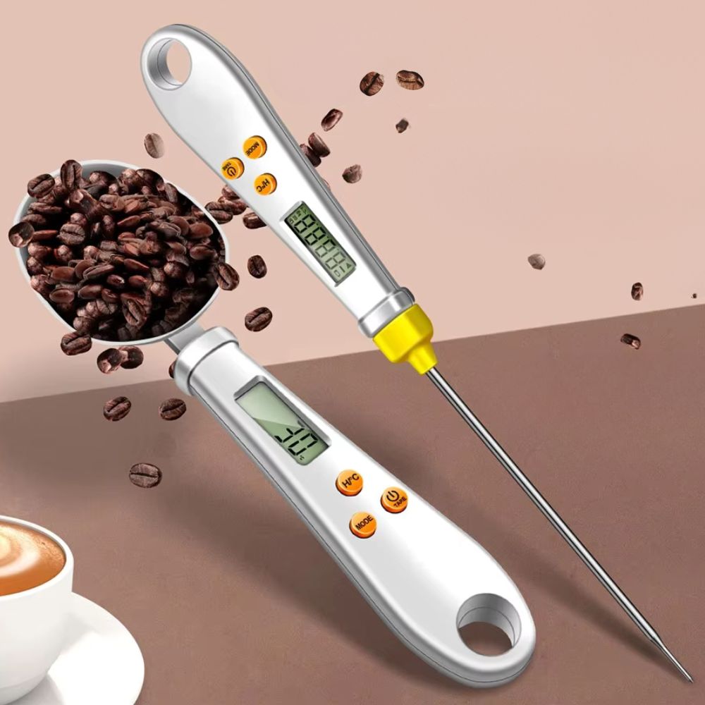 Digitale Keukenschep Met Weegschaal En Thermometer Voor Nauwkeurig Koken