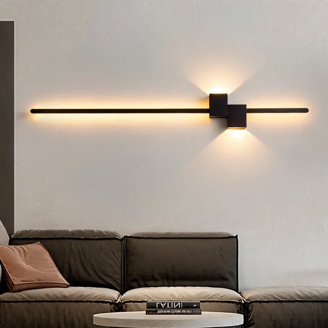 Aluminium Wandlamp met Warm Ledlicht