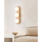 Travertin Wandlamp Met Meerdere Lichtpunten En Moderne Uitstraling