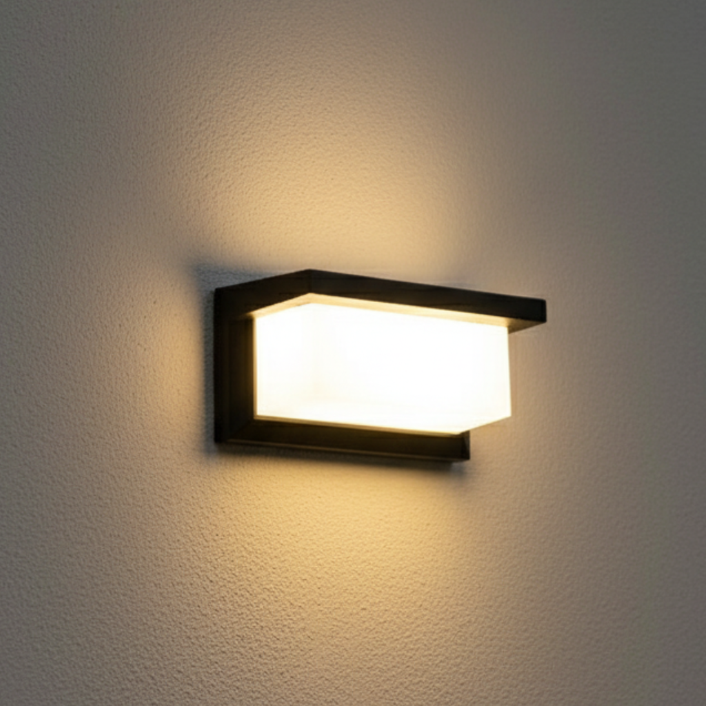Buitenwandlamp met Modern Ontwerp en Heldere Weerbestendige LED‑Verlichting