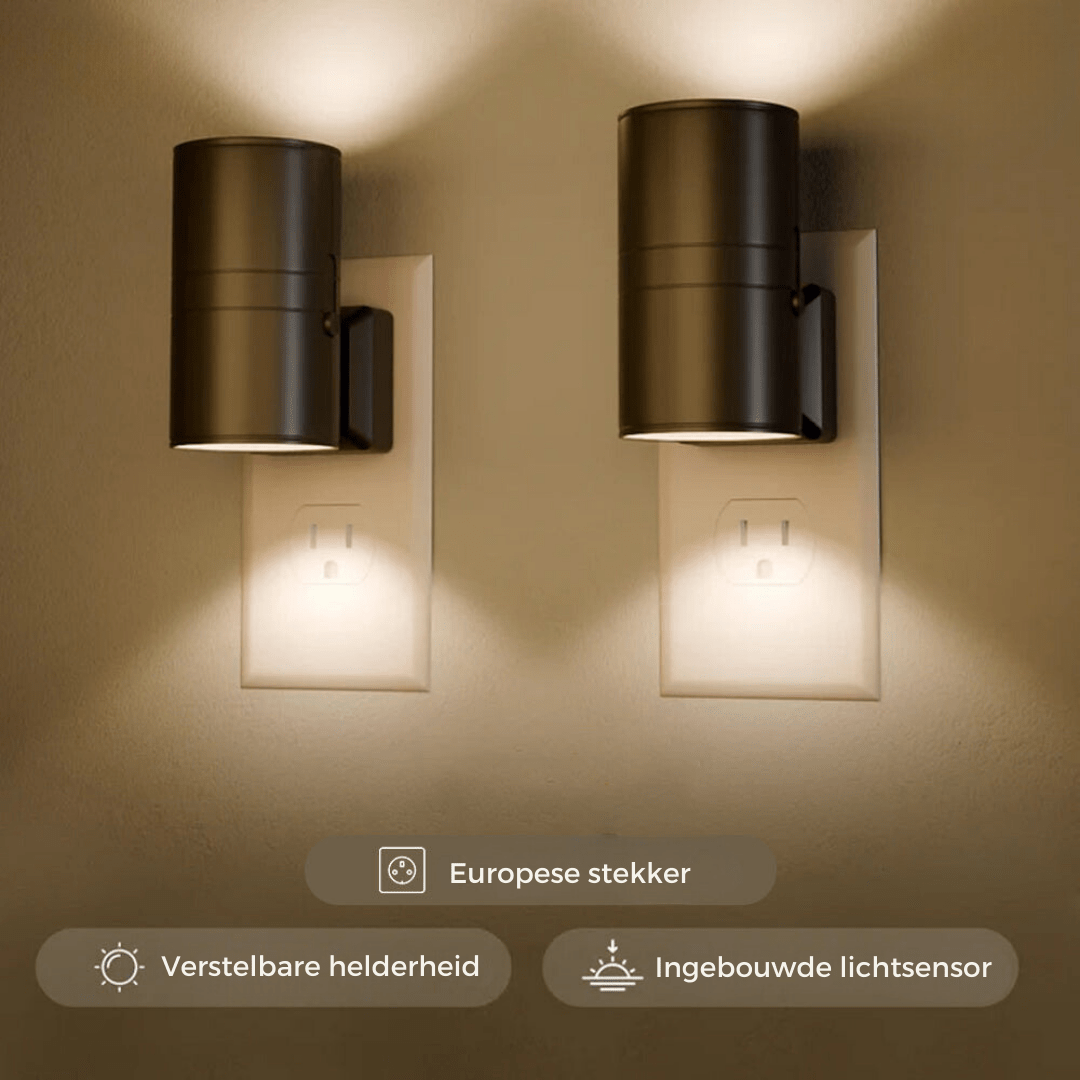 Dimbare Stekkerlamp met Automatische Lichtsensor
