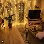 LED‑Lichtgordijn met Warm Gloed en Flexibele Binnen‑ en Buitenverlichting