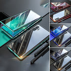 Magnetisch Telefoonhoesje met Gehard Glas voor Samsung Smartphones