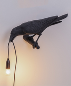 Decoratieve Kraaienlamp met Kunstharz en Warm Licht