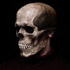 Doodshoofdmasker Met Bewegende Kaak Voor Halloween En Themafeesten