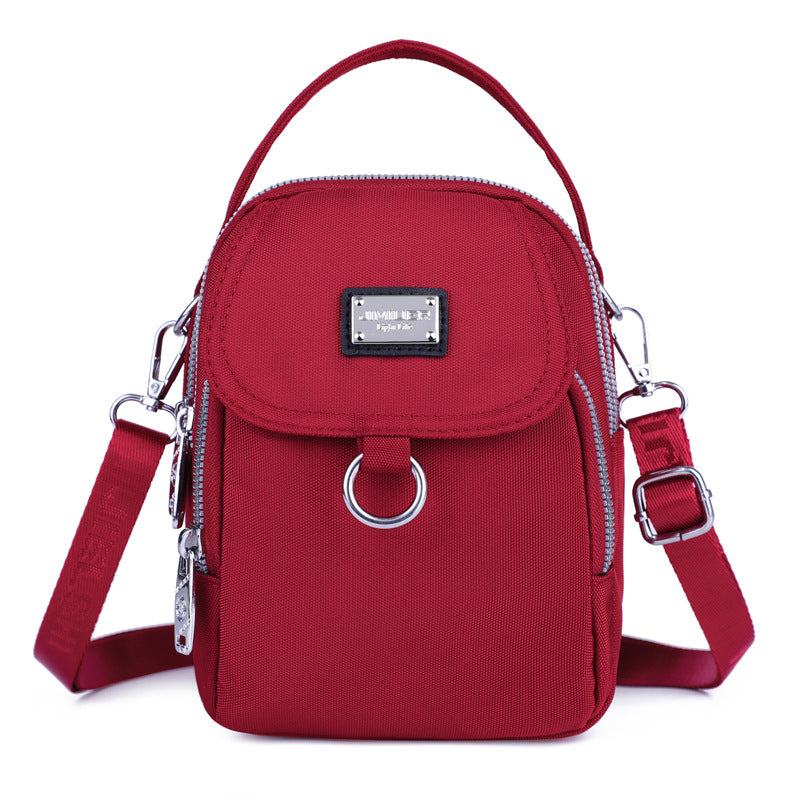 Waterdichte Nylon Schoudertas voor Dames met Veilig Ontwerp