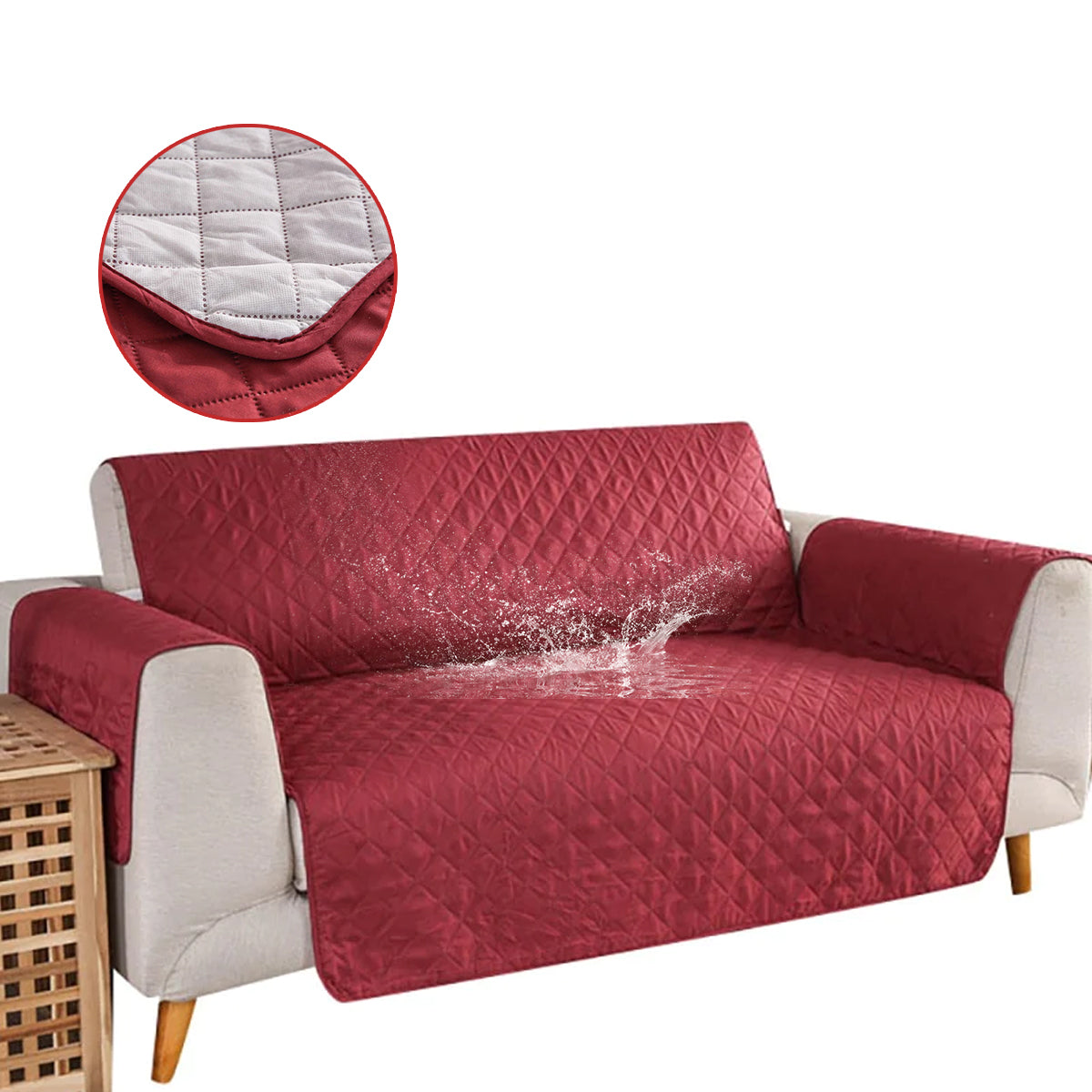 Anti Slijtvaste Sofa Beschermer Met Waterafstotende Constructie En Dagelijkse Comfortbescherming