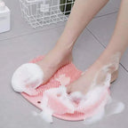 Reinigings‑ en Massagepad voor Comfortabele Voetverzorging in de Douche