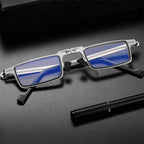 Opvouwbare Leesbril met Blauwlichtfilter en Titaniumlegering Montuur