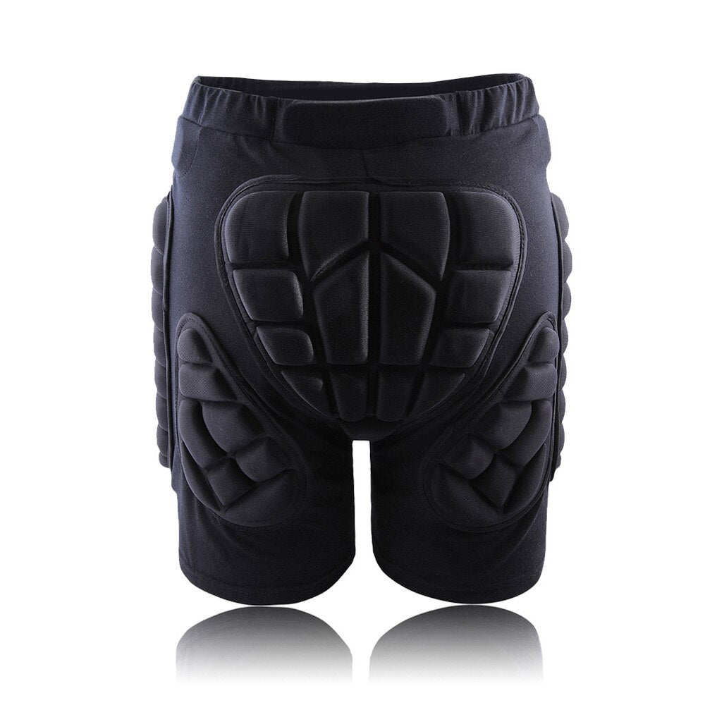 Uniseks Gewatteerde Beschermshort voor Snowboarden en Extreemsport