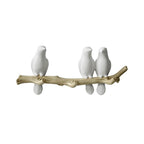 Decoratieve Vogels Wandhaak met Speelse Kapstokfunctie