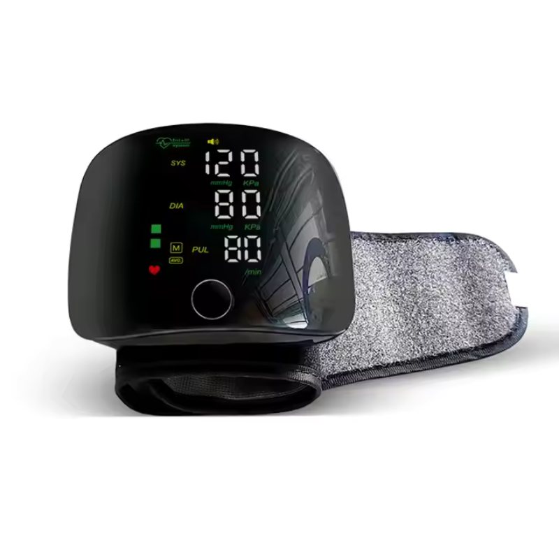 Digitale polsbloeddrukmeter met LED-display en USB-opladen