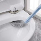 Flexibele Toiletborstel Met Driehoekige Borstelkop Voor Grondige Reiniging