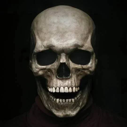 Doodshoofdmasker Met Bewegende Kaak Voor Halloween En Themafeesten