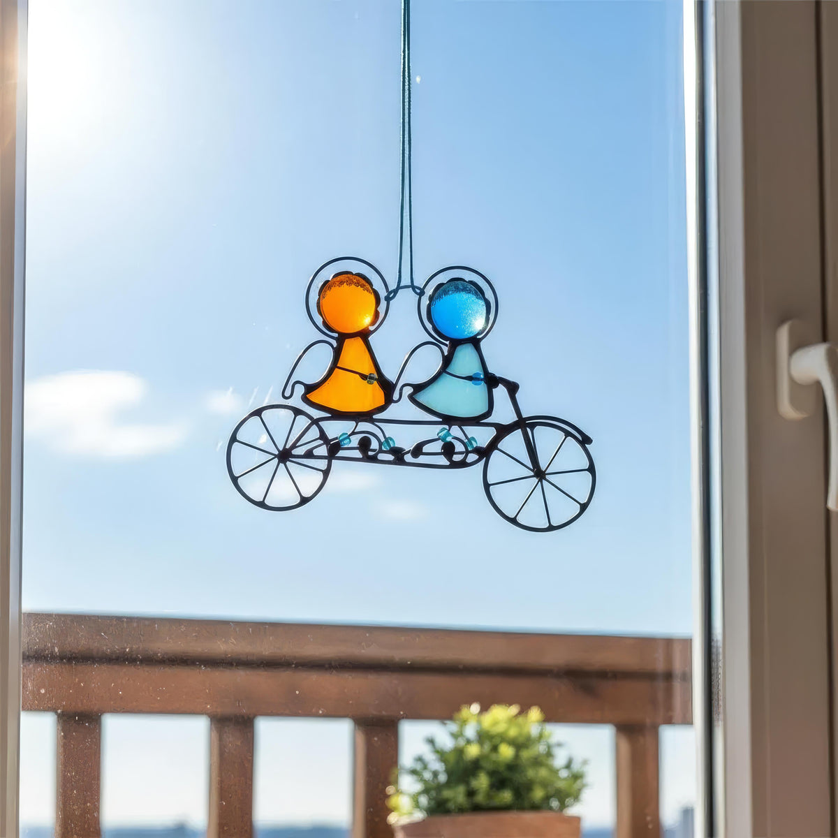 Handgemaakte Zonvanger met Legering en Kleurrijke Lichtreflectie