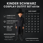 Kinder Verkleedset met Complete Outfit en Comfortabele Stoffen