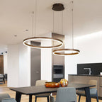 Ringhanglamp met LED‑Lichtverdeling en Verstelbare Ophanging