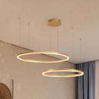 Ringhanglamp met LED‑Lichtverdeling en Verstelbare Ophanging