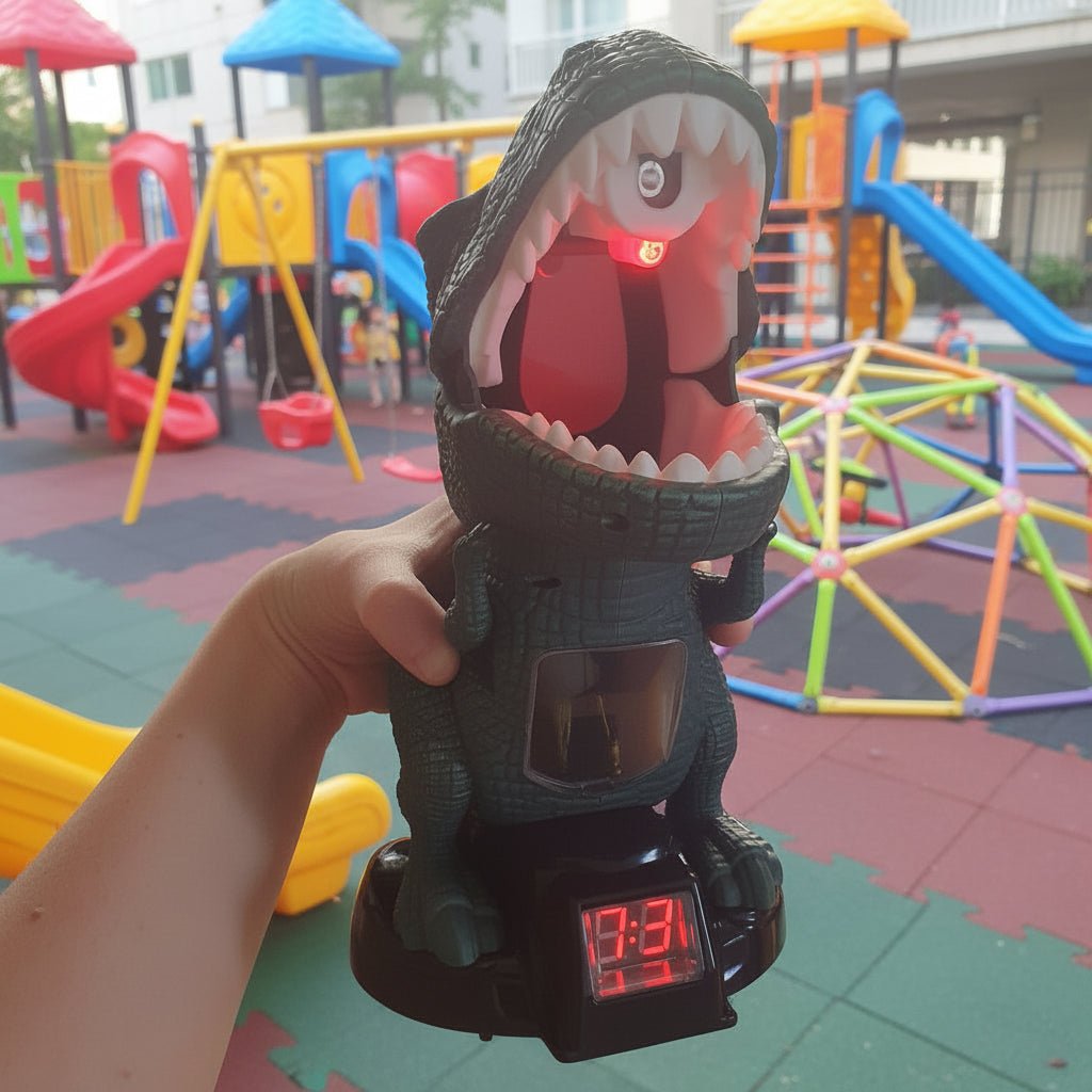 Kinder DINOPOP Blaster met Schuimballen en Dinosaurier Doelspel voor Actief Speelplezier