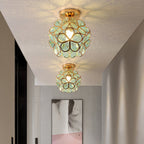 Luxe Plafondlamp Met Bloemvormig Design En Decoratief Lichteffect