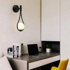 Nordic Wandlamp met Strakke IJzer‑Glas Constructie voor Moderne Sfeerverlichting