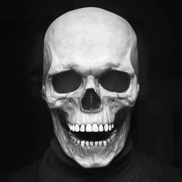 Doodshoofdmasker Met Bewegende Kaak Voor Halloween En Themafeesten