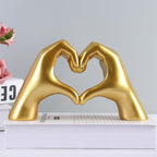 Handgesneden Houten Hartdecoratie voor Warme Interieurs