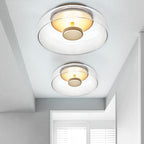 Halfscherm Plafondlamp met Compact Ontwerp en Rustig Licht