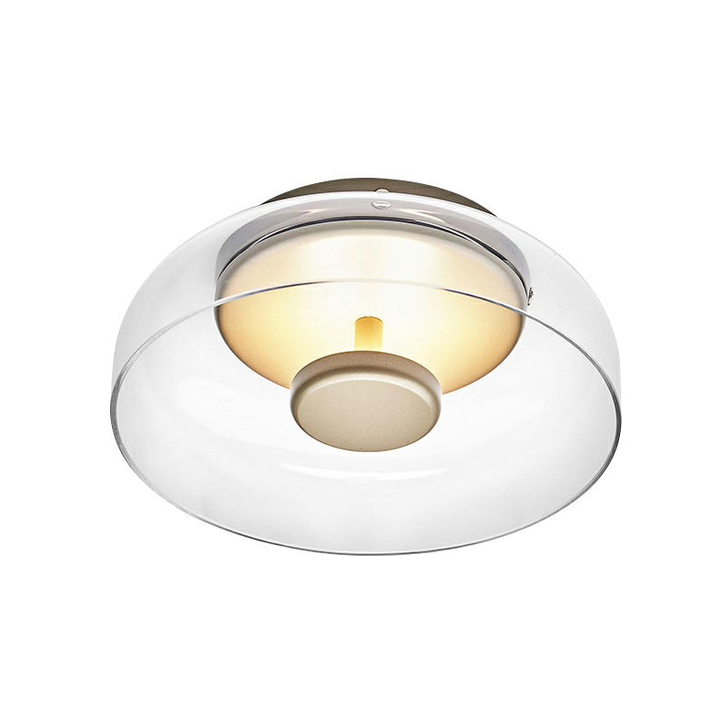 Halfscherm Plafondlamp met Compact Ontwerp en Rustig Licht